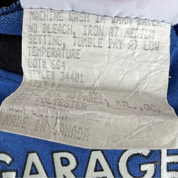 VTG Tonka Truck Garage Service V-Neck Shirt Size 4 Blue Black Colorblock Canada - Picture 8 of 11